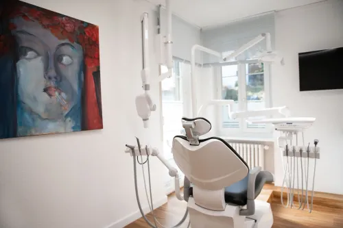 Behandlungszimmer des Zahnarztes Kilchberg